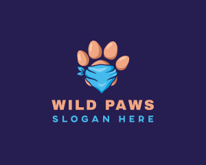 Animal Paw Pet logo design