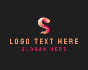 Professional - Modern Gradient Wave Letter S logo design