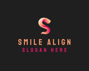 Modern Gradient Wave Letter S logo design