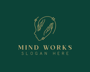 Mind - Hand Mind Therepist logo design