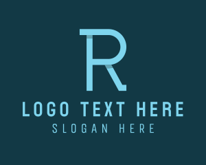 Formal - Modern Professional Letter R logo design