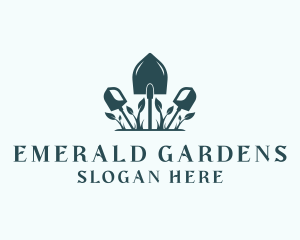 Plant Shovel Landscaping logo design