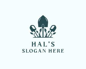 Landscaper - Plant Shovel Landscaping logo design