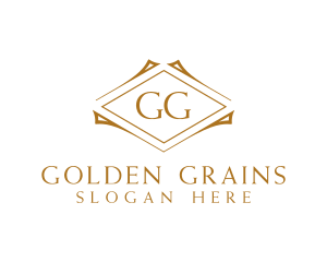 Golden Boutique Hotel logo design