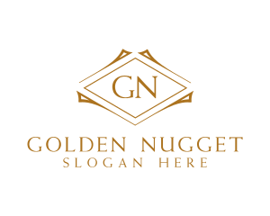 Golden Boutique Hotel logo design