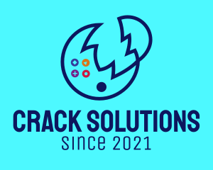 Crack - Egg Game Controller logo design