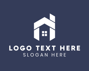 Modern Geometric House Logo