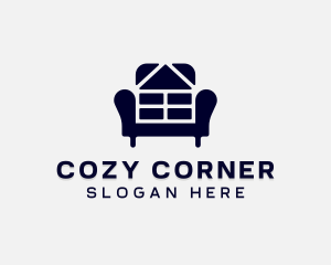 Armchair - Seat Armchair Furniture logo design