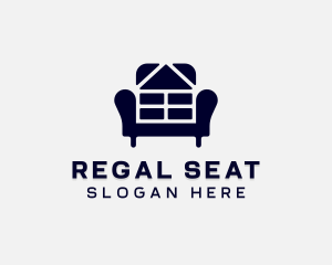 Seat Armchair Furniture  logo design