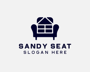 Seat Armchair Furniture  logo design