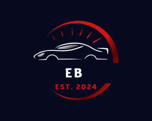 Automotive - Fast Car Speedometer logo design