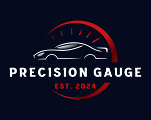 Gauge - Fast Car Speedometer logo design