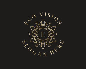 Luxury Floral Mandala logo design