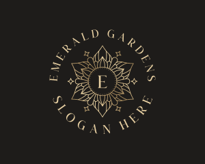 Luxury Floral Mandala logo design