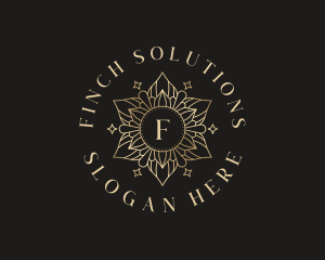 Luxury Floral Mandala logo design