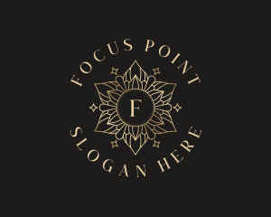 Luxury Floral Mandala logo design