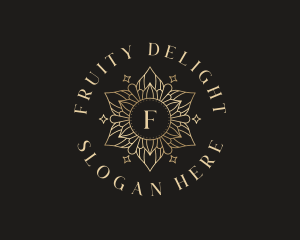 Luxury Floral Mandala logo design