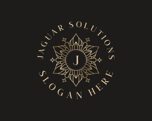 Luxury Floral Mandala logo design