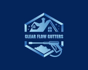 Roof Gutter Cleaner logo design