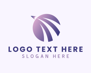 Gradient - Arrow Moving Circle logo design