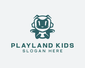 Cute Robot Toy logo design