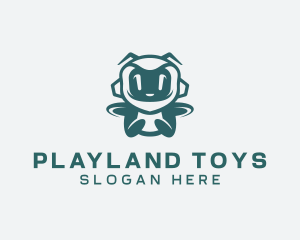 Toy - Cute Robot Toy logo design