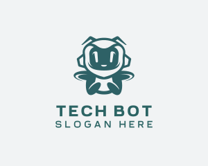 Cute Robot Toy logo design