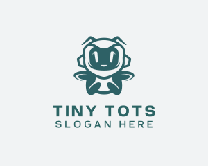 Toddler - Cute Robot Toy logo design