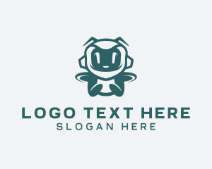 Toy Store - Cute Robot Toy Store logo design