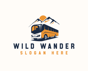 Adventure - Bus Mountain Adventure logo design