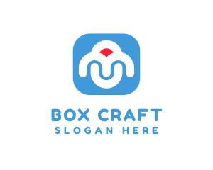 Box - Modern Box App logo design