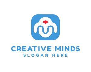 Name - Modern Box App logo design