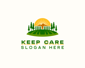 Gardener Lawn Care logo design