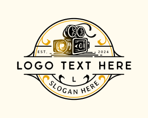 Vintage Camera Photography Logo