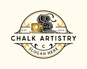 Vintage Camera Photography logo design