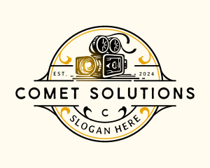 Vintage Camera Photography logo design