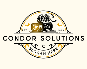 Vintage Camera Photography logo design