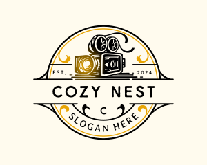 Vintage Camera Photography logo design