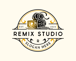 Vintage Camera Photography logo design