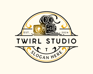 Vintage Camera Photography logo design