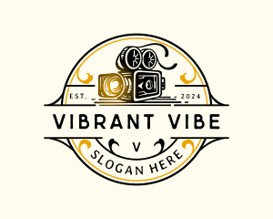 Vintage Camera Photography logo design