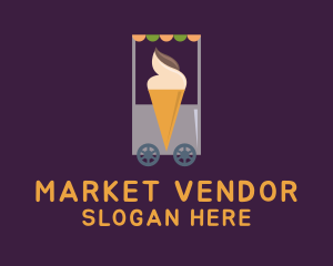 Vendor - Ice Cream Vendor Cart logo design