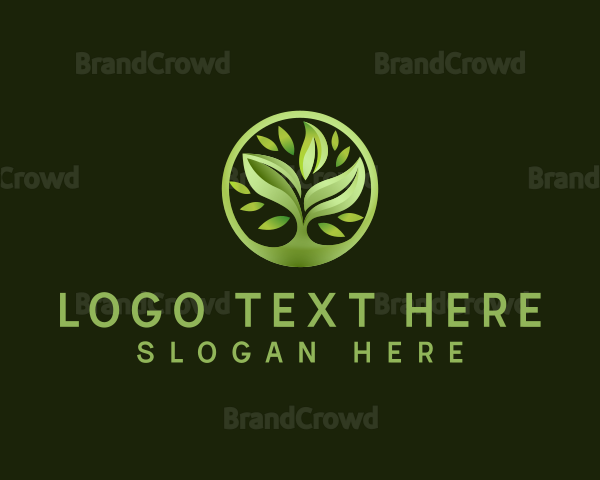 Grass Leaf Landscaping Logo