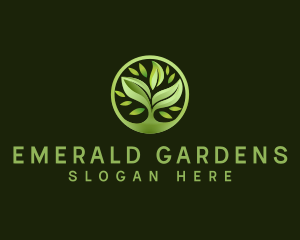 Grass Leaf Landscaping logo design