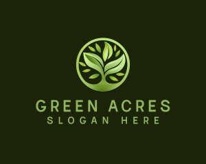 Grass Leaf Landscaping logo design