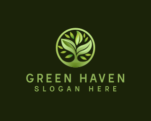 Landscape - Grass Leaf Landscaping logo design