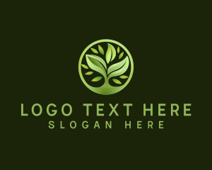 Vegetation - Grass Leaf Landscaping logo design