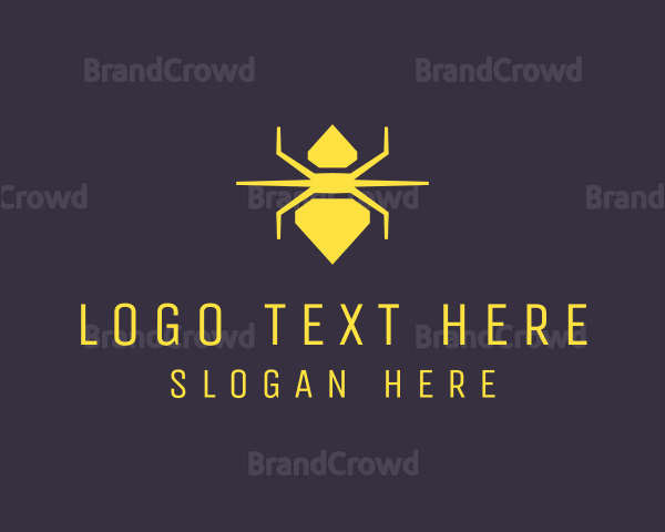 Yellow Diamond Spider Logo