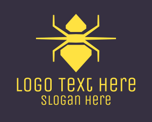 Yellow Diamond Spider Logo