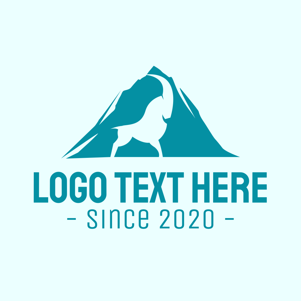 Blue Mountain Goat Logo | BrandCrowd Logo Maker